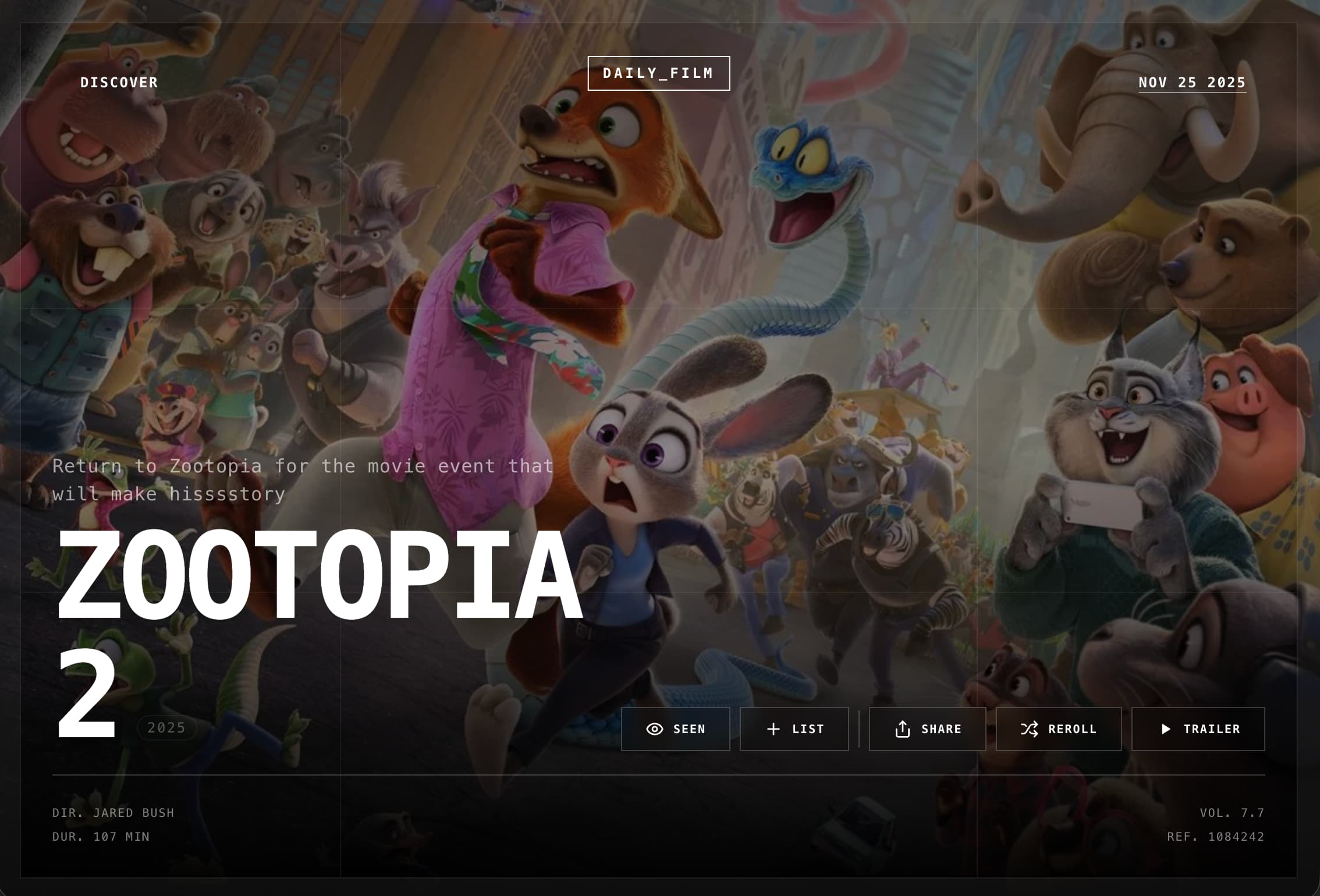 Daily Recommendation Algorithm