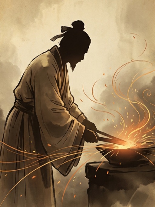 Ming Dynasty blacksmith forge